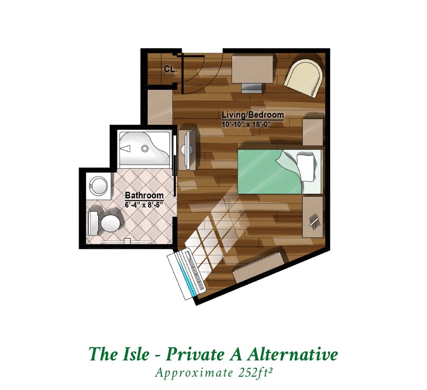 The Isle - Private A Alternative floorplan