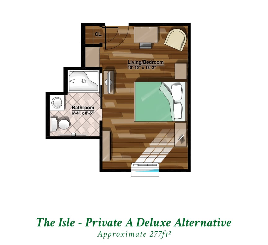 The Isle - Private A Delxue Alternative floorplan