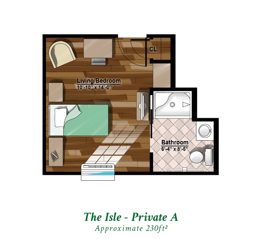 The Isle - Private A floorplan