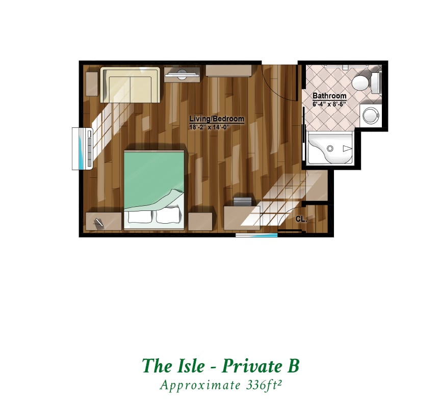 The Isle - Private B floorplan